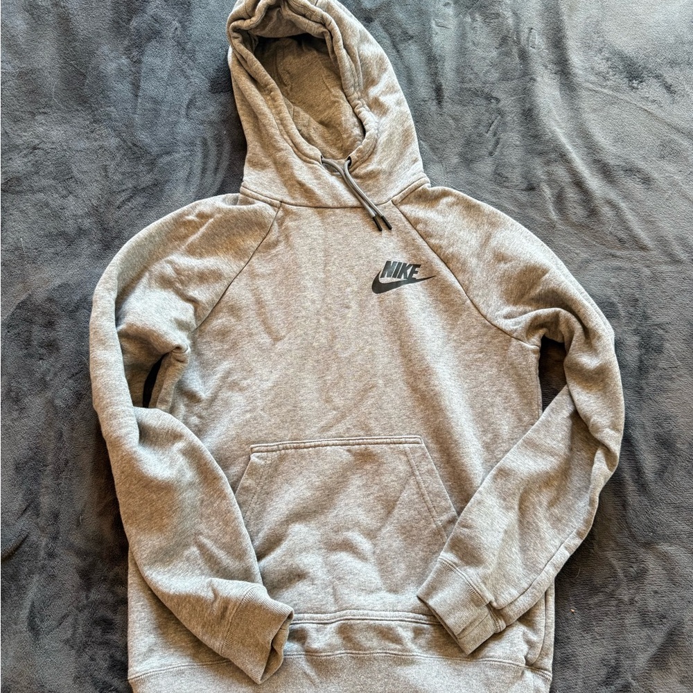 Nike Gray Hoodie with high neck